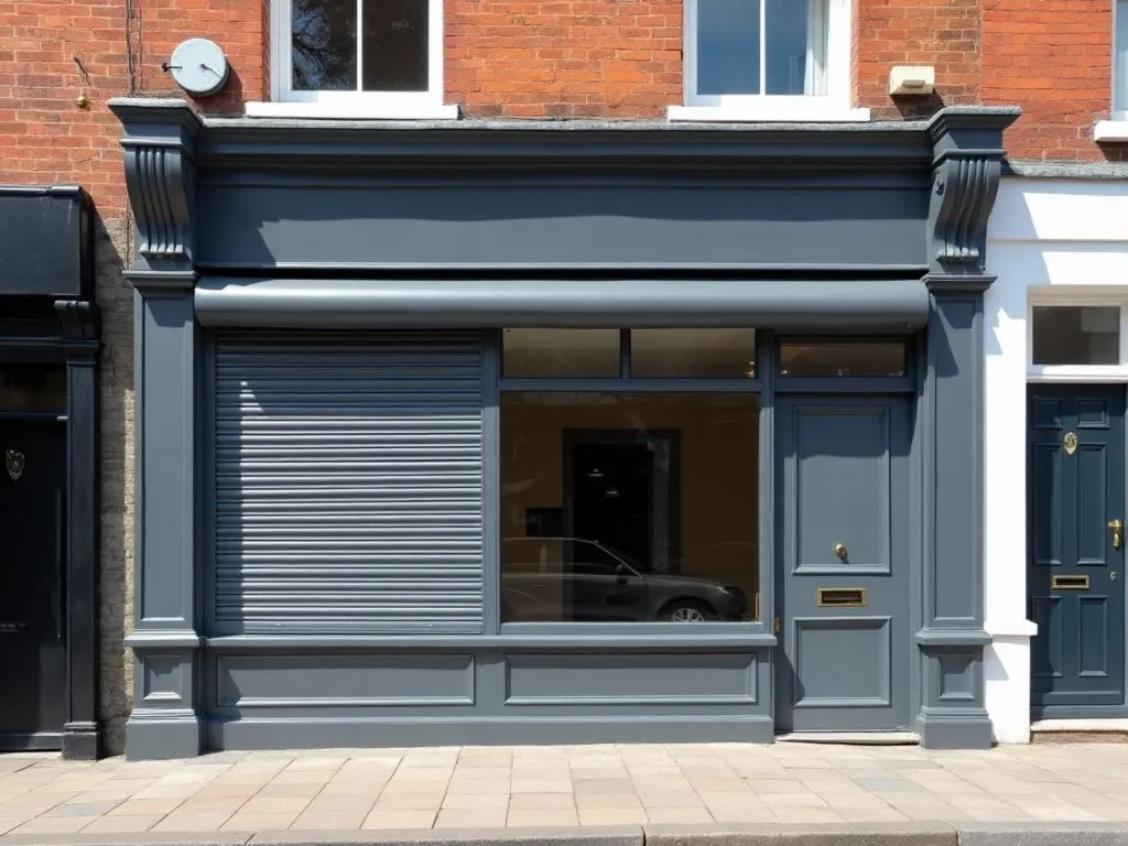 Professional commercial shopfront spraying in Birmingham - Spray Genius