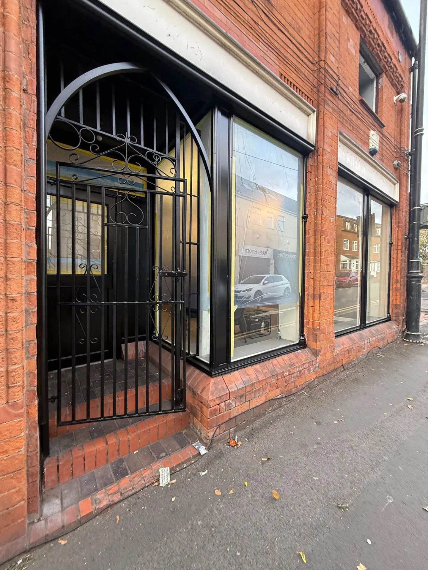 Professional uPVC spraying project in Wolverhampton - anthracite grey windows and door